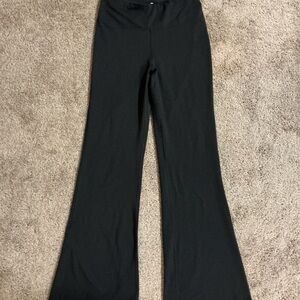 Basic black flare leggings size medium.
